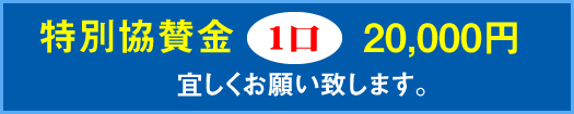 ご協賛のお願い